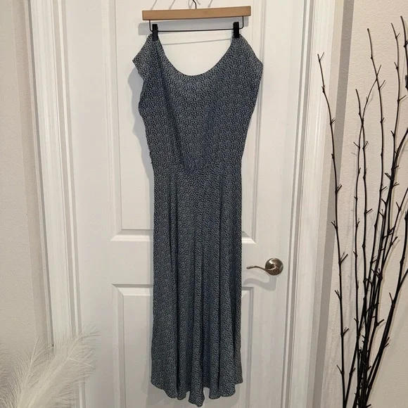 3 x 20$ Chic Blue Patterned Maxi Dress Size Medium - Picture 5 of 11